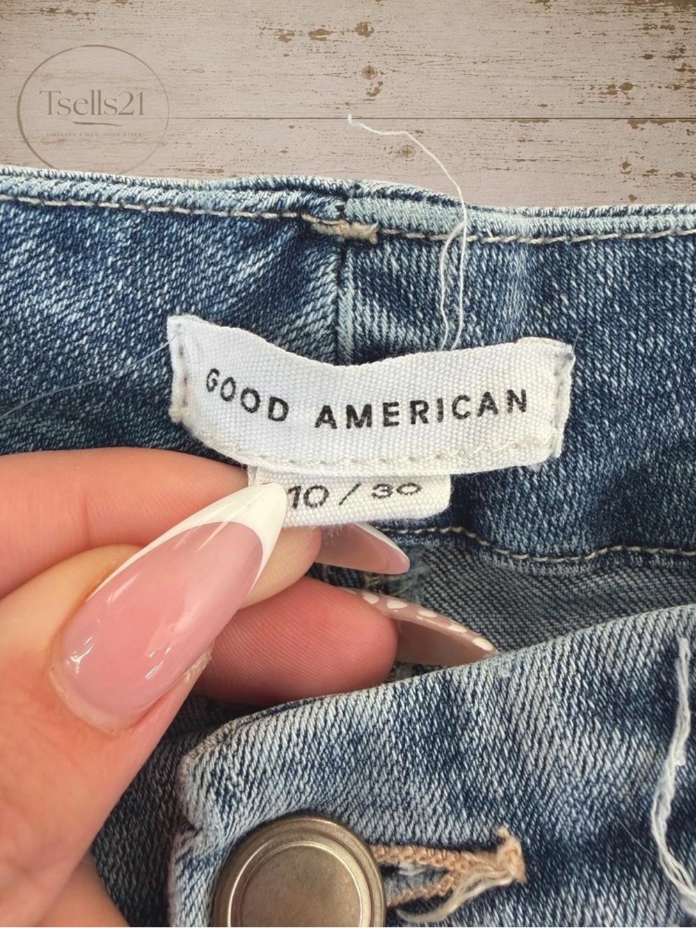 Good American High-Rise Skinny Jeans - Size 10 - Picture 6 of 9